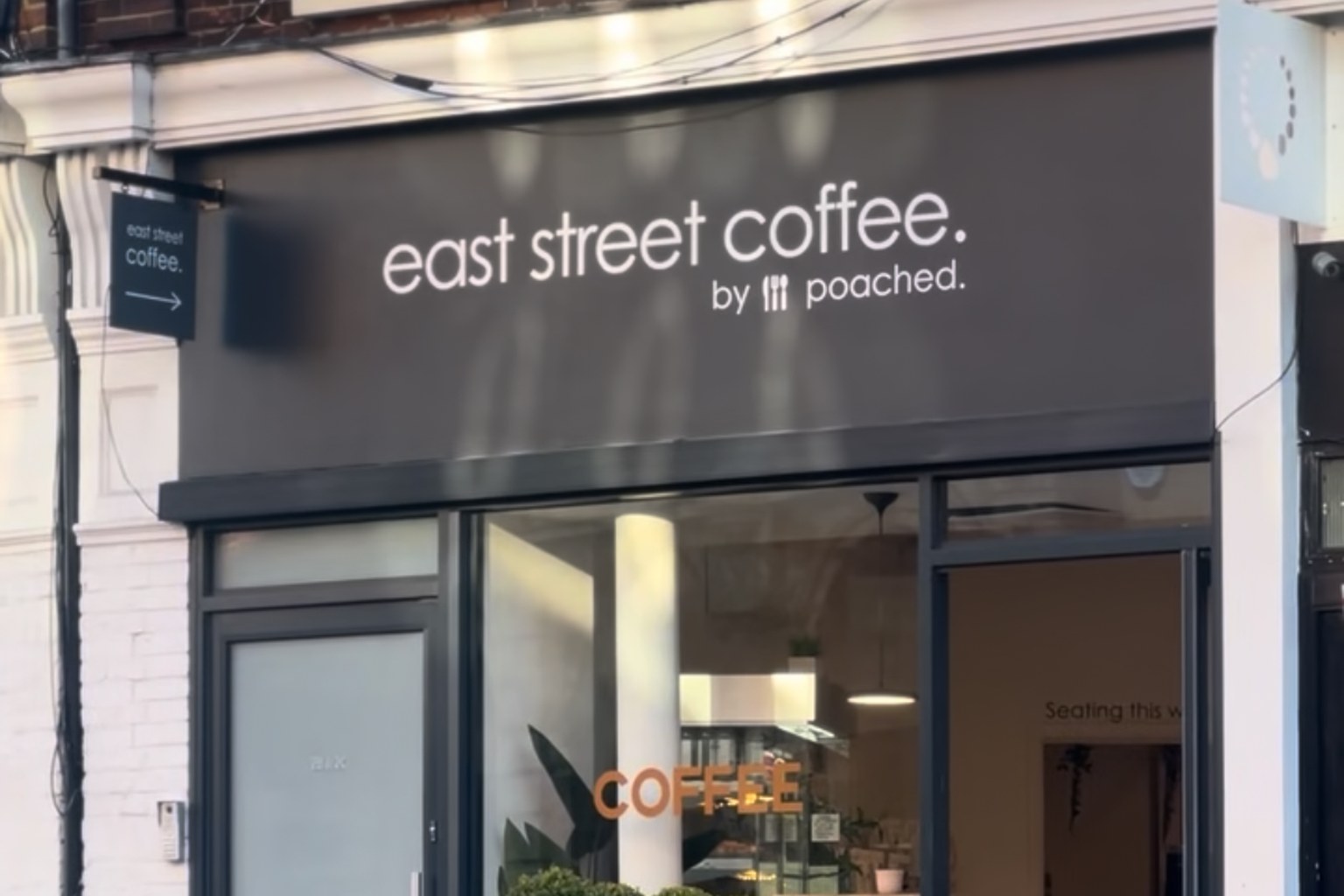 East Street Coffee, Bromley — the shopfront